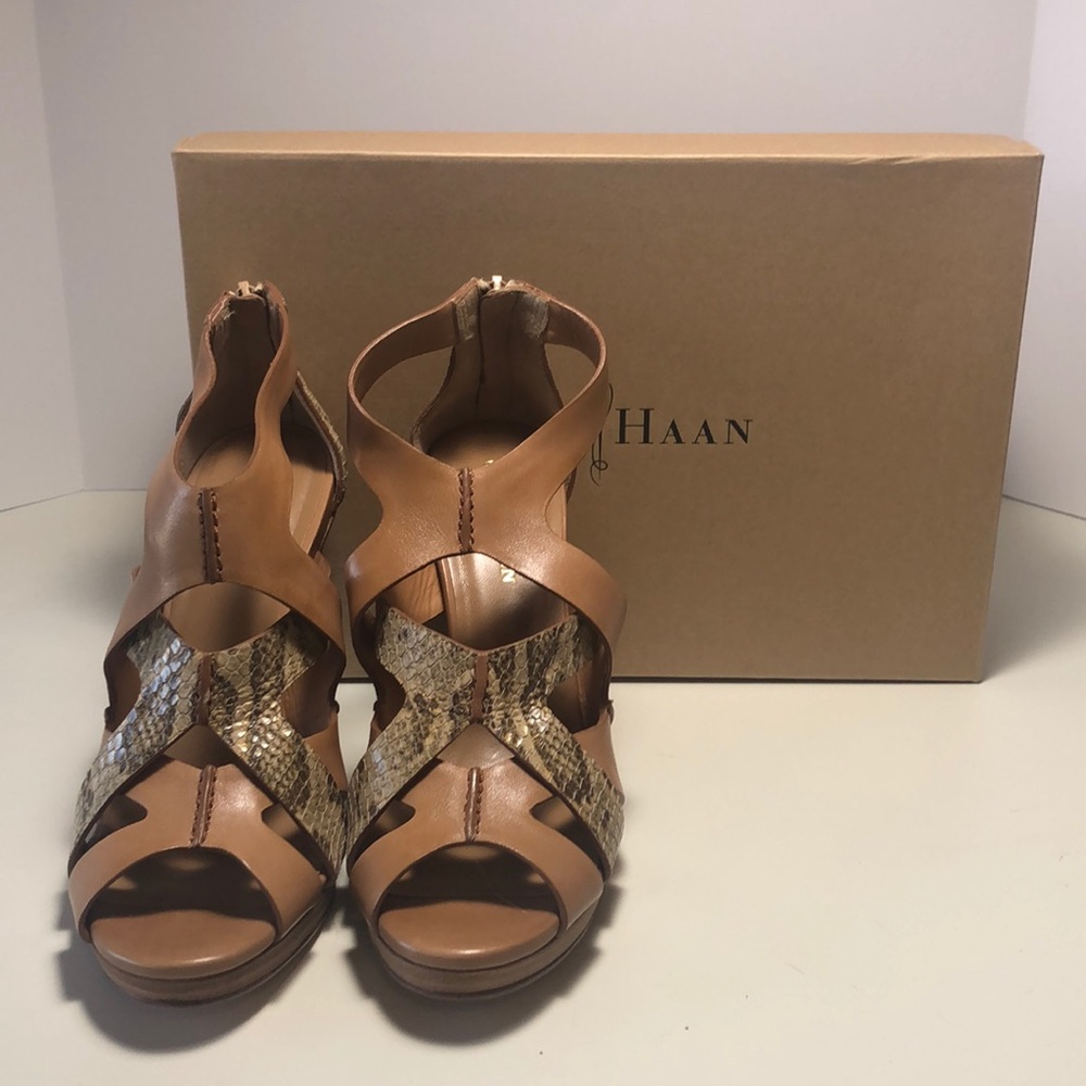 Cole Haan wedge sandal.